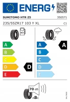 225/55R17 opona SUMITOMO HTR Z5 XL 101Y